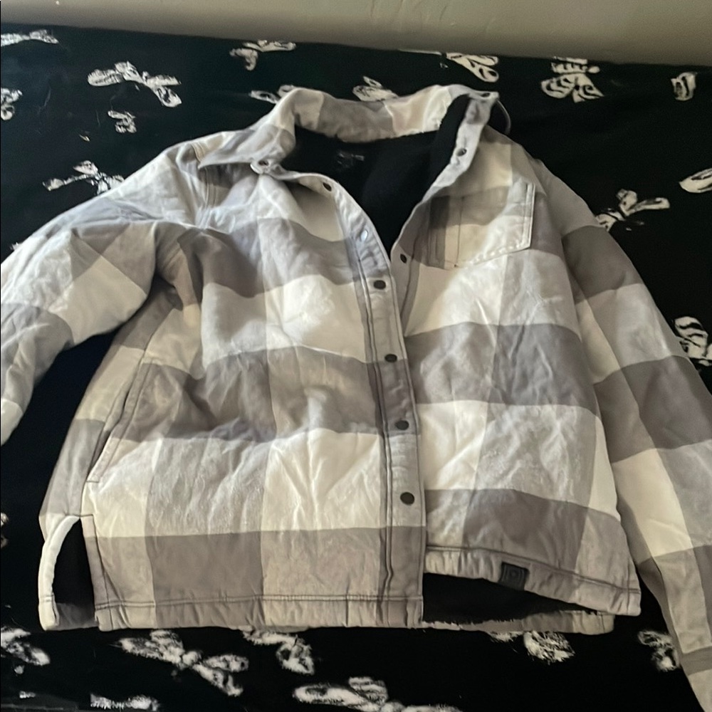 5.11 Tactical Black and Gray Plaid Jacket